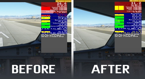 Fenix A320 Downscaled Cockpit Textures - FPS/stutter Improvement