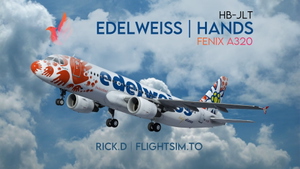 ✈️ Fenix A320 | Edelweiss | Hands | HB-JLT [8K]&nbsp; thumbnail 1