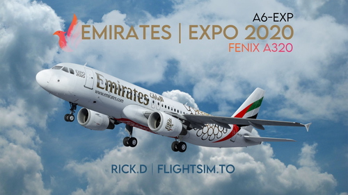 ✈️💺 Fenix A320 | Emirates | Expo 2020 | A6-EXP | W/Interior [8K]