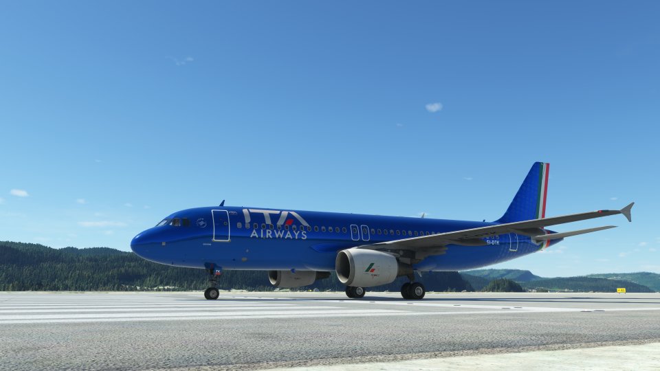 Fenix A320 ITA Airways EI-DTK aka Gigi Riva 4K Texture - Image 1