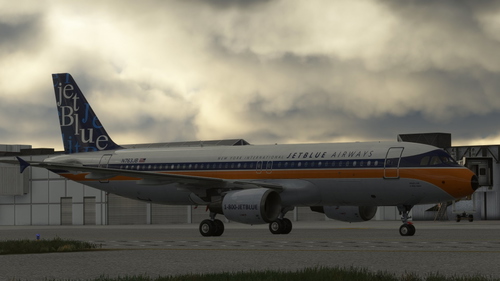 Fenix A320 jetBlue retro livery "N763JB"