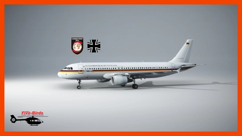 Fenix A320 Livery - Flugbereitschaft des Bundesministeriums der Verteidigung (Luftwaffe) - 15 + 04