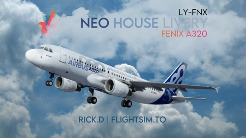 😈 Fenix A320 | Neo House Livery | LY-FNX [8K] 