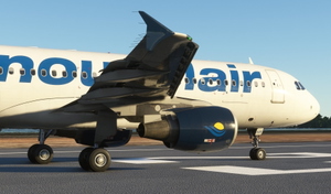 FENIX a320 | Nouvelair TS-INR (custom cockpit/Cabin textures)  8K thumbnail 6