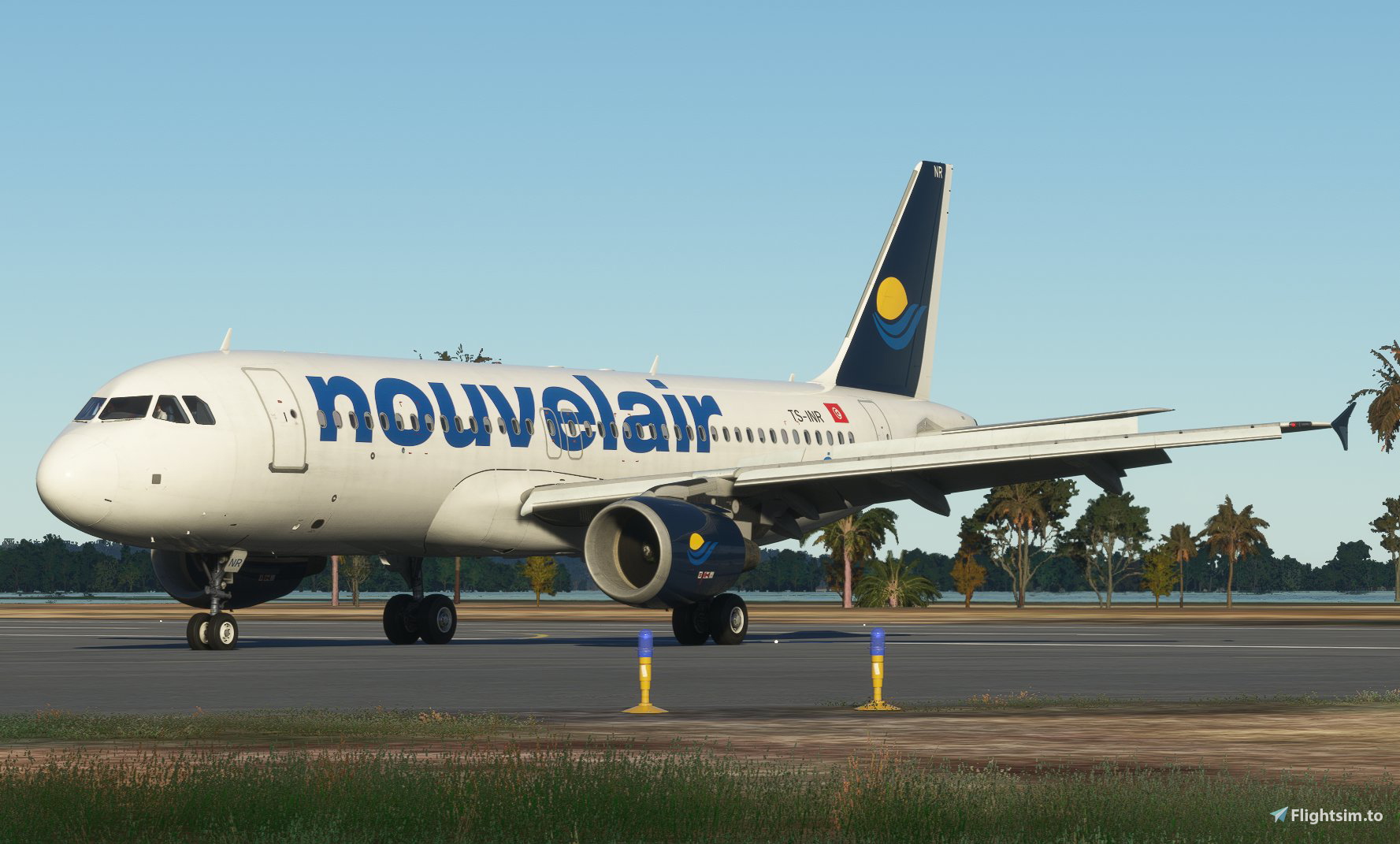 FENIX a320 | Nouvelair TS-INR (custom cockpit/Cabin textures)  8K - Image 1