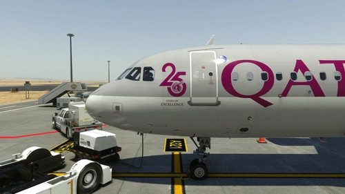Fenix A320 | Qatar Airways A7-LAA | 2 Versions | Cabin | 8K & 4K