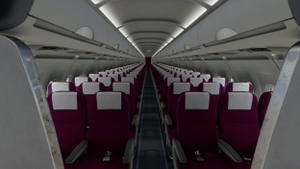 Fenix A320 | Qatar Airways A7-LAA | 2 Versions | Cabin | 8K & 4K thumbnail 4