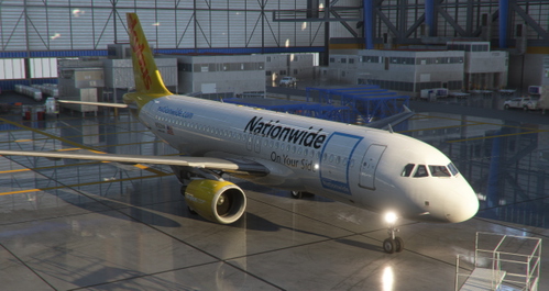 Fenix A320 Skybus N522VA (A319 Fictional)