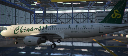 Fenix A320 Spring Airlines (B-6349)