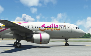 Fenix A320 | Thai Smile - Standard Livery | HS-TXF thumbnail 2