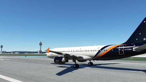 [Fenix A320] Titan Airways A320 livery G-POWM