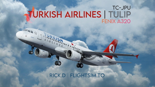 ✈️ Fenix A320 | Turkish Airlines | Tulip | TC-JPU [8K] 