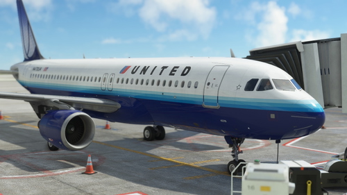 Fenix A320 United Airlines Blue Tulip N470UA [8K & 4K]