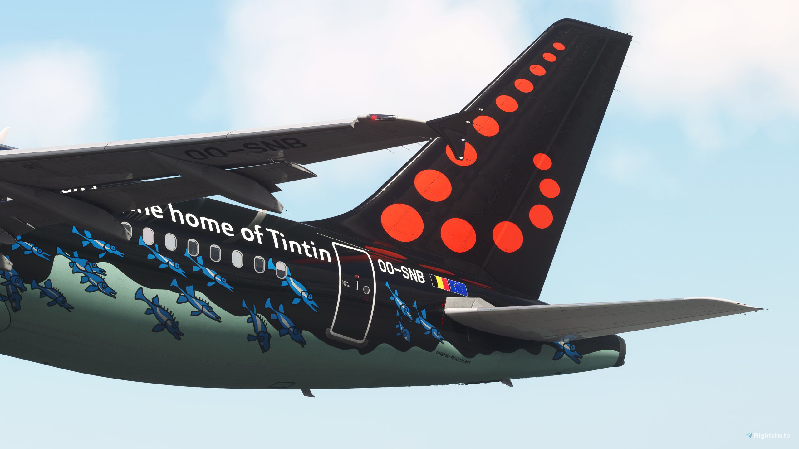 Fenix A320CFM Brussels Airlines Tintin Rackham OO-SNB - Image 1