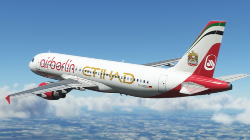 Fenix Airbus A320 Air Berlin-Etihad | 4K