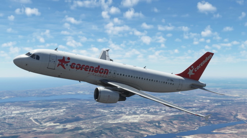 Fenix Airbus A320 Corendon Airlines | Cabin Seats Texture | 4K | Discontinued
