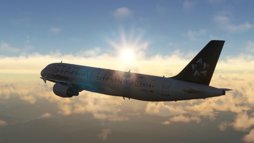 Fenix Airbus A320 Lufthansa Star Alliance | 4K