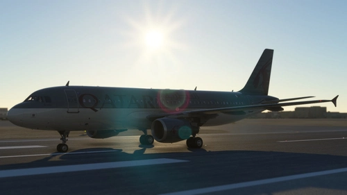 Fenix Airbus A320 Qatar Airways | 4K