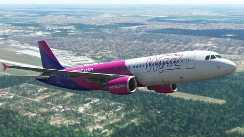 Fenix Airbus A320 Wizz Air | Cabin textures | 4K 
