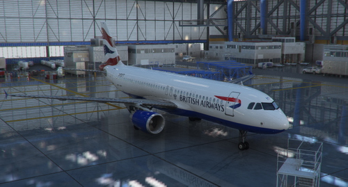 Fenix British Airways A320 with BA interior