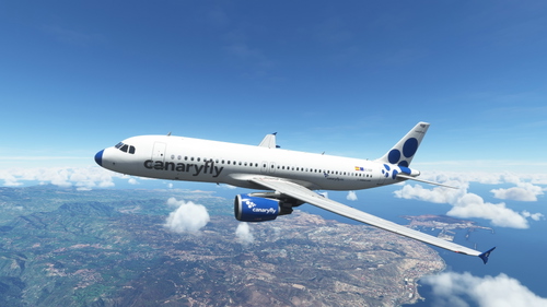 Fenix Simulations | Airbus A320 | CanaryFly EC-GQF | w/ Cabin | 8K | Drag and drop