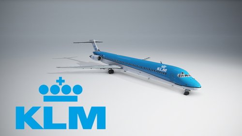 Fictional KLM Livery for Fly the Maddog x