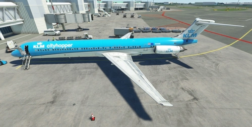 Fictional KLM Livery for Leonardo Maddog X