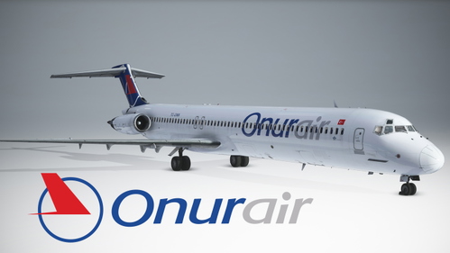 Fictional Onur Air Livery for Fly the Maddog X