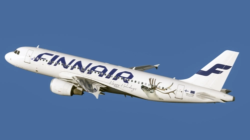 Finnair Happy Holidays Stickers Fenix A320
