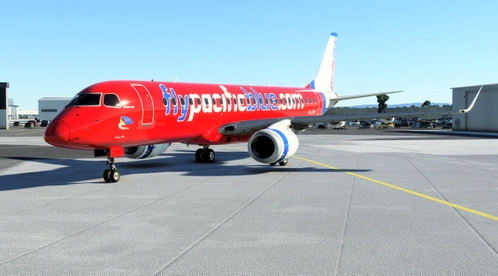 Fly Pacific Blue VH-ZPN E190AR