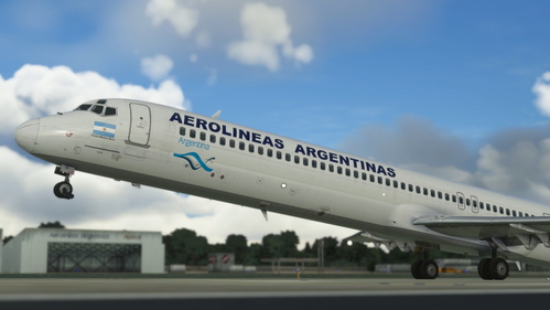 Fly the Maddog X Aerolineas Argentinas LV-BVZ