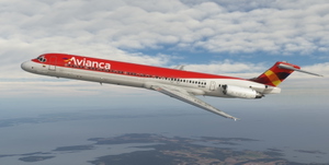 [Fly the Maddog X] Avianca Colombia McDonnell Douglas MD-82 thumbnail 4