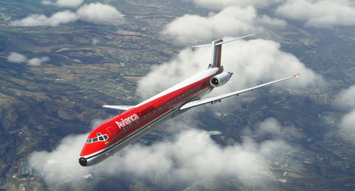 [Fly the Maddog X] Avianca Colombia McDonnell Douglas MD-82 Classic 1990's livery.