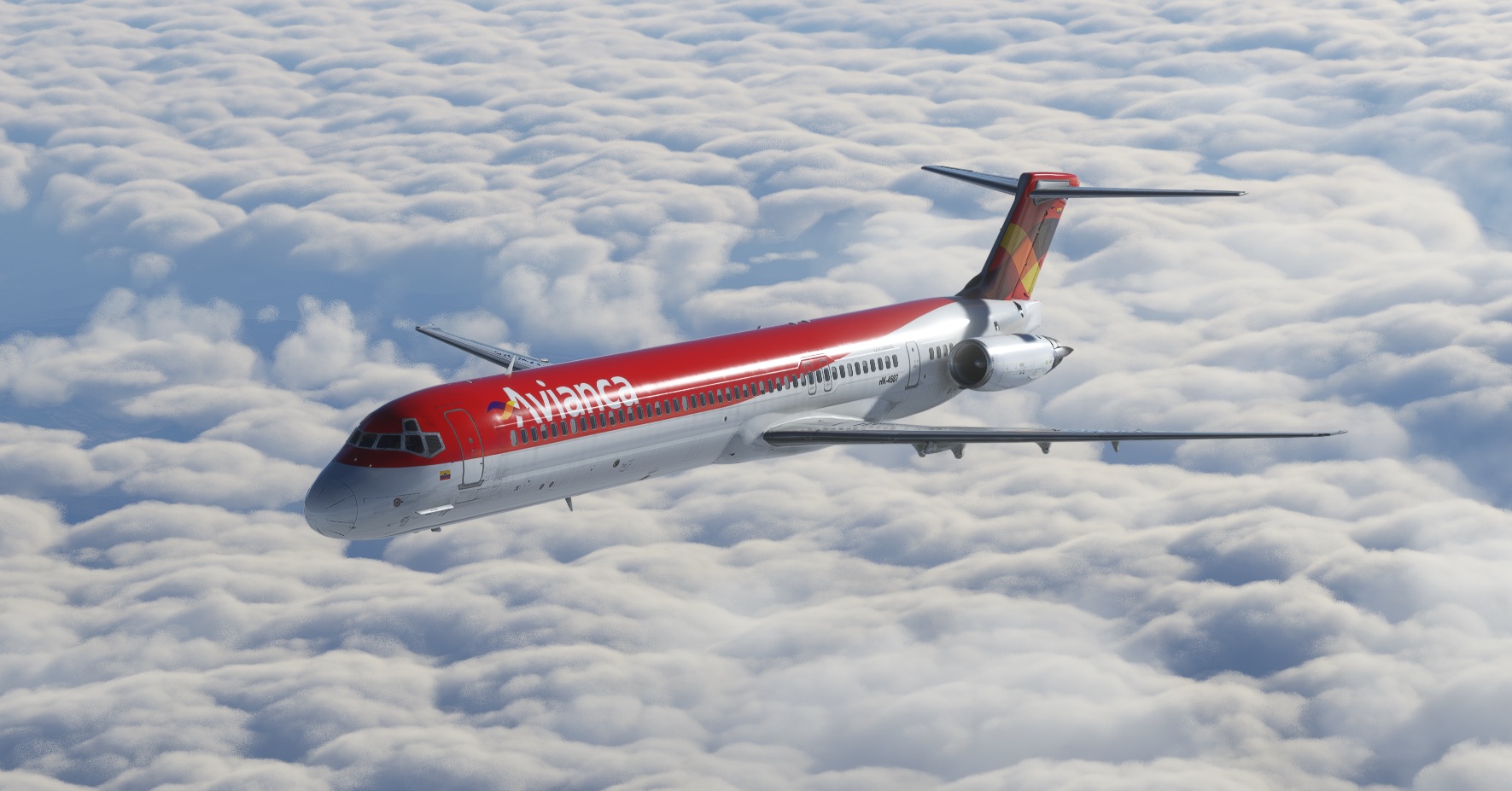 [Fly the Maddog X] Avianca Colombia McDonnell Douglas MD-82 - Image 1