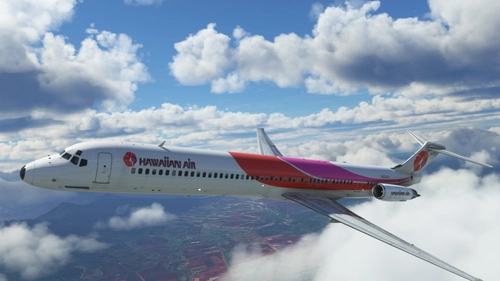 Fly The Maddog X - Hawaiian Air N839HA Retro