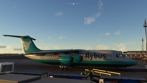 FlyBus BAe-146 300 Livery