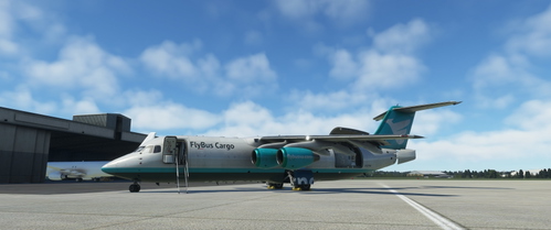 FlyBus BAe-146 300QT (Cargo) Livery