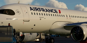 [A32NX] FlyByWire | Airbus A320neo Air France F-GKXU with mask in 8k thumbnail 2