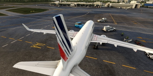 [A32NX] FlyByWire | Airbus A320neo Air France F-GKXU with mask in 8k thumbnail 8