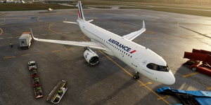 [A32NX] FlyByWire | Airbus A320neo Air France F-GKXU with mask in 8k thumbnail 9