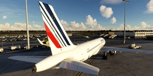 [A32NX] FlyByWire | Airbus A320neo Air France F-GKXU without mask in 8k - FOR FLYBYWIRE thumbnail 6