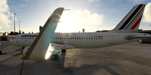 [A32NX] FlyByWire | Airbus A320neo Air France F-GKXU without mask in 8k - FOR FLYBYWIRE thumbnail 4