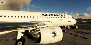 [A32NX] FlyByWire | Airbus A320neo Air France F-GKXU without mask in 8k - FOR FLYBYWIRE thumbnail 9
