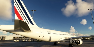 [A32NX] FlyByWire | Airbus A320neo Air France F-GKXU without mask in 8k - FOR FLYBYWIRE thumbnail 7