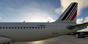 [A32NX] FlyByWire | Airbus A320neo Air France F-GKXU without mask in 8k - FOR FLYBYWIRE thumbnail 5