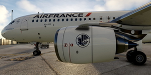 [A32NX] FlyByWire | Airbus A320neo Air France F-GKXU without mask in 8k - FOR FLYBYWIRE thumbnail 3