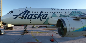 [A32NX] FlyByWire | Airbus A320neo ALASKA  AIRLINES SEATLLE KRAKEN N915AK in 8k thumbnail 3