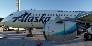 [A32NX] FlyByWire | Airbus A320neo ALASKA  AIRLINES SEATLLE KRAKEN N915AK in 8k thumbnail 4