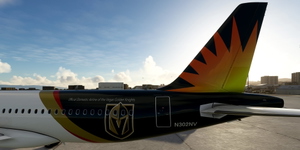 [A32NX] FlyByWire | Airbus A320neo Allegiant Golden Knights N302NV in 8k thumbnail 6