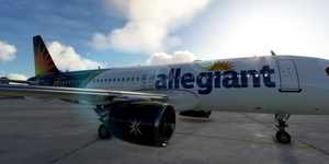 [A32NX] FlyByWire | Airbus A320neo Allegiant Golden Knights N302NV in 8k thumbnail 7